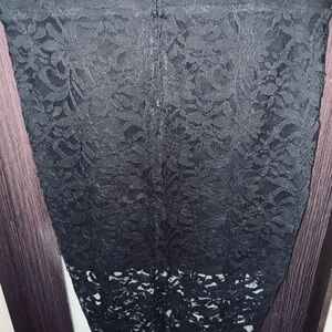 Elegant Black Lace Skirt